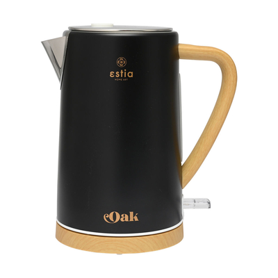 Βραστήρας OAK Ανοξείδωτος 2200w, 1.7L, Μαύρος