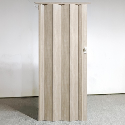 Crystaline Royal Folding Plastic Door, Grey Oak, 84x210 cm,