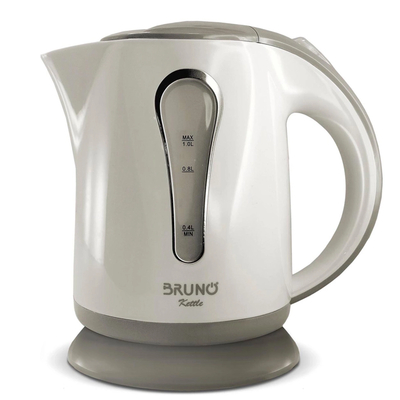 Βραστήρας νερού Bruno, 1L, 1100W, Λευκό-Γκρι BRN-0141