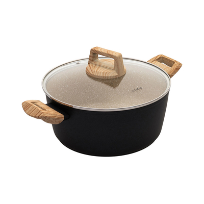 Earth Non-Stick Pressed Aluminum Pot 24cm 4.3lt