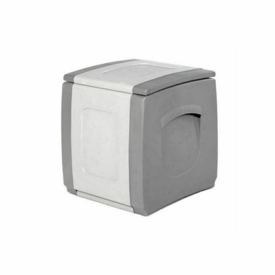 Πλαστικό Μπαούλο Μονό Compact, Γκρι-Ανθρακί