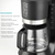 Bruno Filter coffee maker, 680W, 1.2L, black, BRN-0086