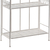 Antique Metal Shelf with 3 shelves, white