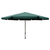 Aluminum Umbrella, 8 Ribs, Ø4m, Green, for Garden & Patio