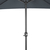 Ομπρέλα Αλουμινίου Τετράγωνη, 2.5m, Γκρι για Κήπο & Βεράντα