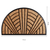 Entrance Mat Semicircular Rubber-Plastic 45x75cm