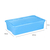 55Lt Plastic Storage box with wheels, Blue