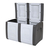 Plastic Trunk Double Regular, Grey-Anthracite