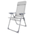 Πολυθρόνα Πτυσσόμενη 5 θέσεων Αλουμινίου, Ανοιχτό Γκρι