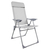 Πολυθρόνα Πτυσσόμενη 5 θέσεων Αλουμινίου, Ανοιχτό Γκρι