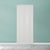 Πόρτα Πτυσσόμενη Πλαστική CRYSTALLINE ROYAL, 86 εκ. x 210 εκ., Λευκή