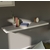 Wall Shelf MDF, 100 x 23.5 cm, White