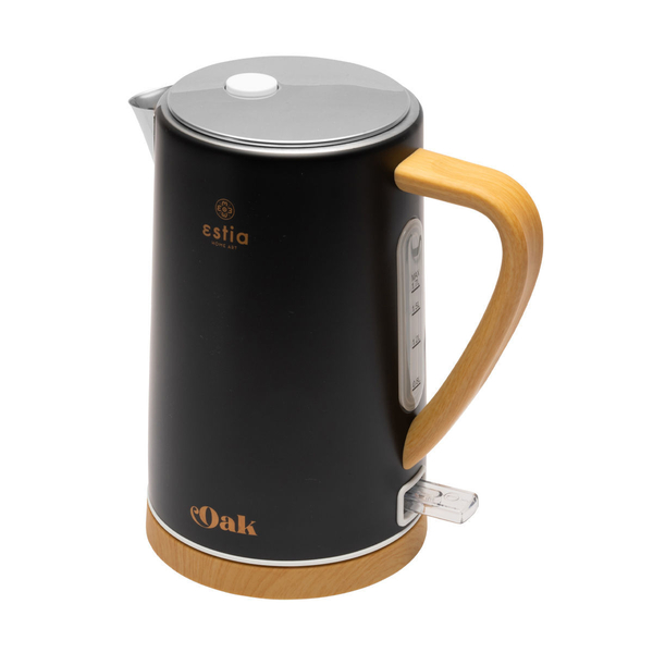 Βραστήρας OAK Ανοξείδωτος 2200w, 1.7L, Μαύρος