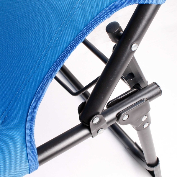 Ξαπλώστρα Μεταλλική Κήπου Τρίποδη 188cm x 57cm x 30cm Μπεζ