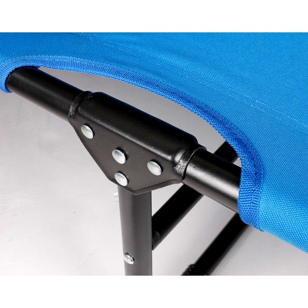 Ξαπλώστρα Μεταλλική Κήπου Τρίποδη 188cm x 57cm x 30cm Μπεζ