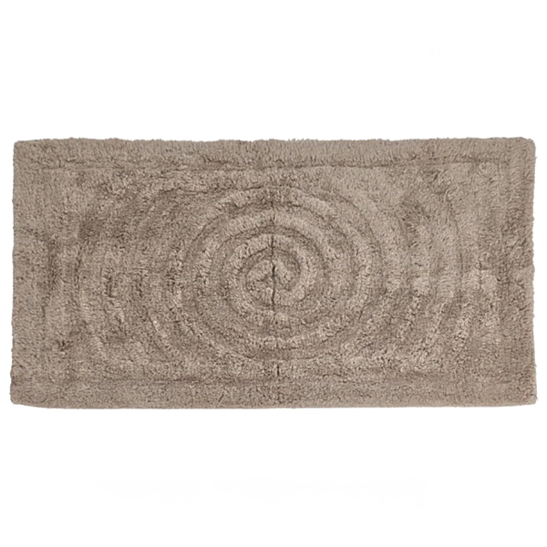 Βαμβακερό Χαλάκι Μπάνιου Σχέδιο Κύκλους, 4 Χρωμ