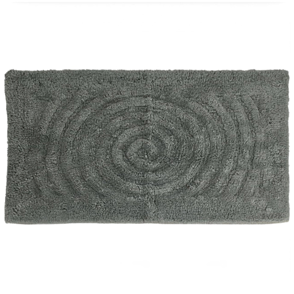 Βαμβακερό Χαλάκι Μπάνιου Σχέδιο Κύκλους, 4 Χρωμ