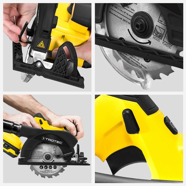 Δισκοπρίονο Χειρός Μπαταρίας PCSS 10-20V