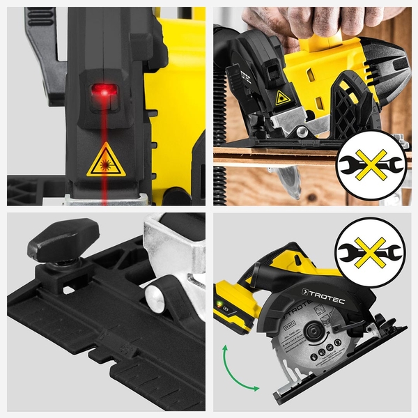 Δισκοπρίονο Χειρός Μπαταρίας PCSS 10-20V