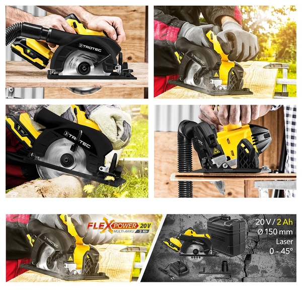 Δισκοπρίονο Χειρός Μπαταρίας PCSS 10-20V