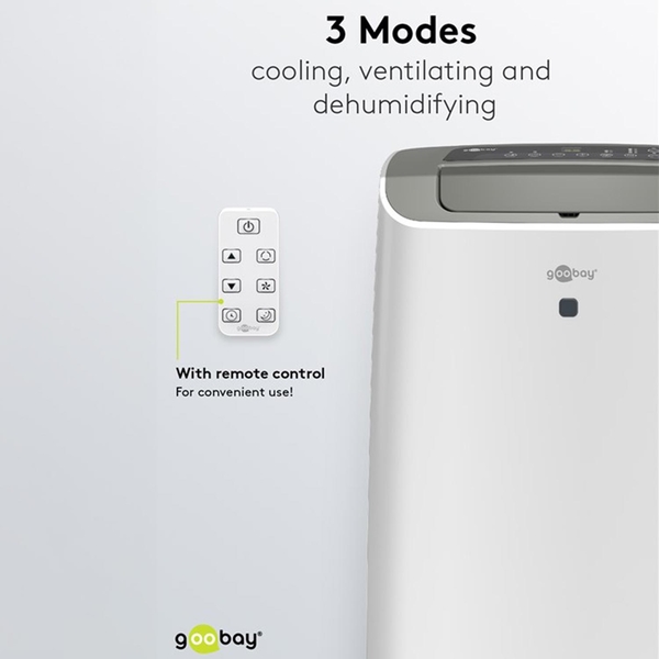 ΦΟΡΗΤΟ GOODBAY ΚΛΙΜΑΤΙΣΤΙΚΟ 59513 ΨΥΞΗΣ 9000BTU 2600W ΛΕΥΚΟ