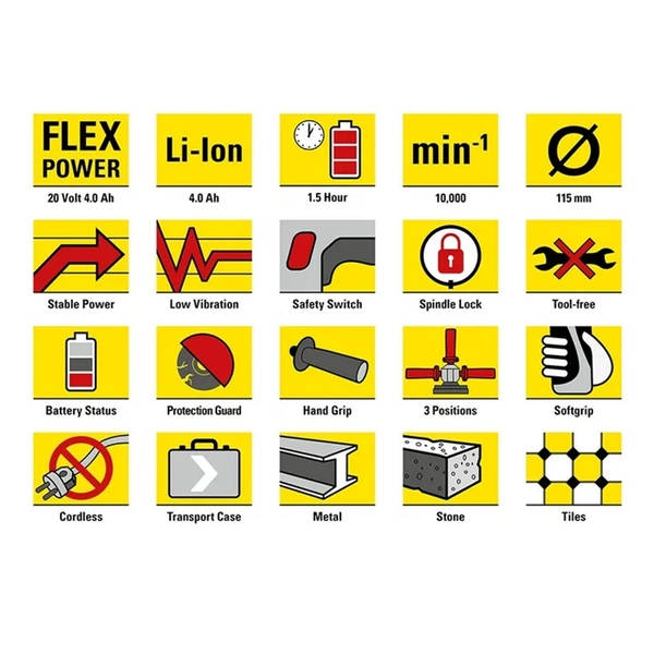 Cordless Angle Grinder PAGS 21-115