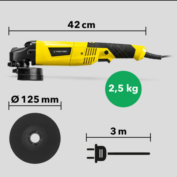 Γωνιακός Τροχός PAGS 10-125