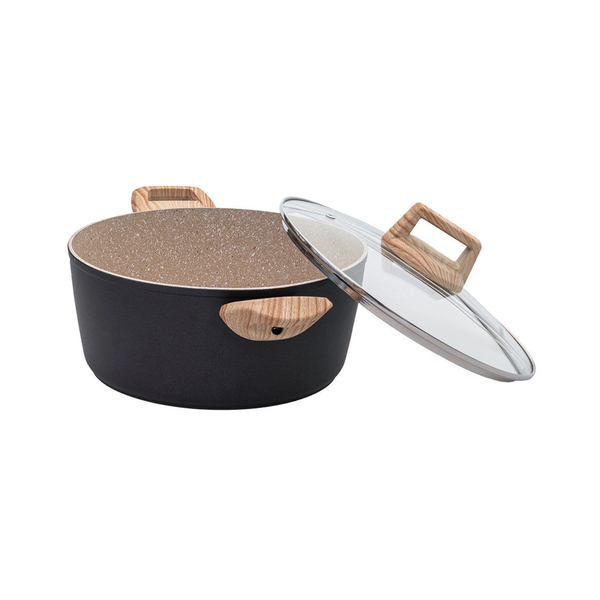 Earth Non-Stick Pressed Aluminum Pot 24cm 4.3lt