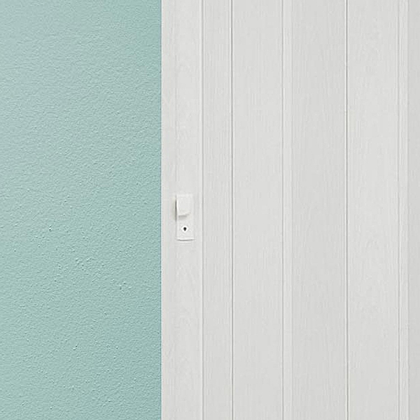 Πόρτα Πτυσσόμενη Πλαστική CRYSTALLINE ROYAL, 86 εκ. x 210 εκ., Λευκή