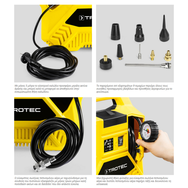 Φορητό Κομπρεσέρ Αέρος PCPS 10-1100