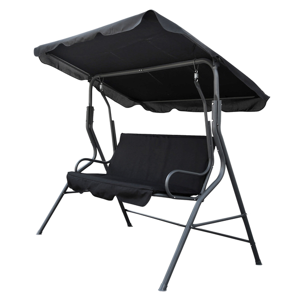 Κούνια Κήπου με Σκίαστρο, Μαύρη