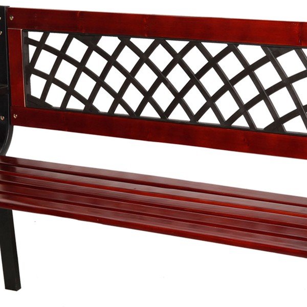 Παγκάκι Κήπου "Castle" Μέταλλο-Ξύλο Καφέ