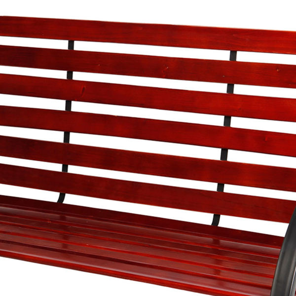 Παγκάκι Κήπου "Liam" Μέταλλο-Ξύλο Καφέ