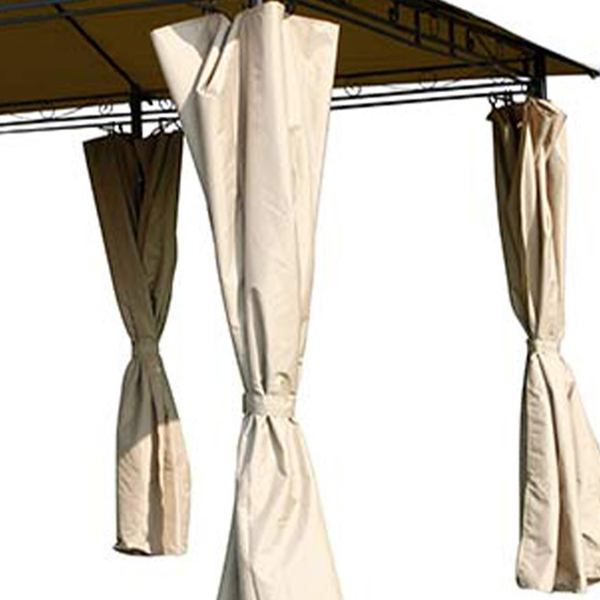 Κιόσκι Κήπου Pavilion Μεταλλικό Μπεζ 12τμ