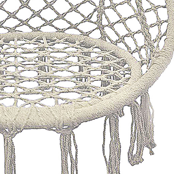 Αιώρα Κήπου Καρέκλα Κρεμαστή Εκρού