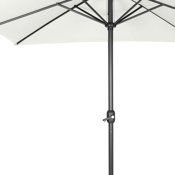 Ομπρέλα Αλουμινίου Τετράγωνη, 2.5m, Μπεζ για Κήπο & Βεράντα