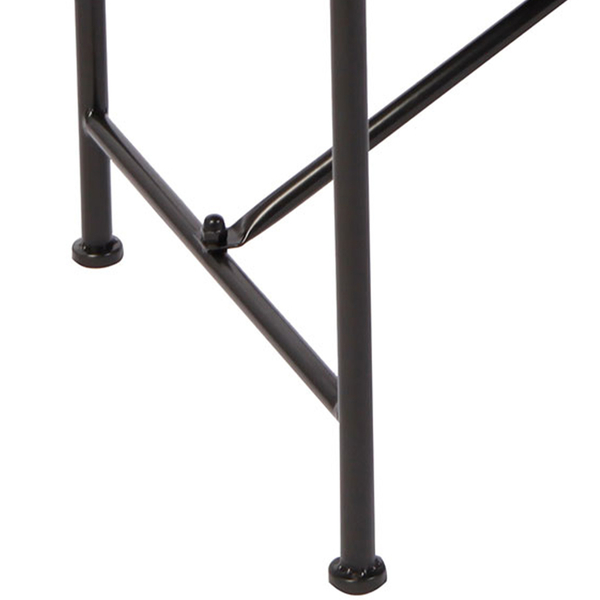 Παγκάκι Κήπου με Κεραμικό Mωσαϊκό, Πορτοκαλί