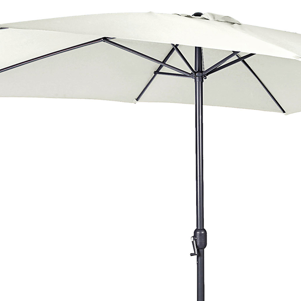 Ομπρέλα Αλουμινίου Ορθογώνια 3x2m, Μπεζ, για Κήπο & Βεράντα