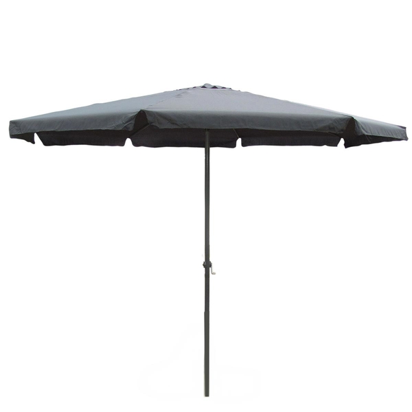 Ομπρέλα Αλουμινίου, 8 ακτίνες, Ø4m, Γκρι, για Κήπο & Βεράντα
