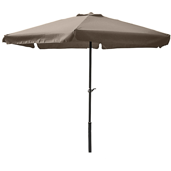 Ομπρέλα Αλουμινίου, Ø3m, Γκρι-Μπεζ, για Κήπο & Βεράντα