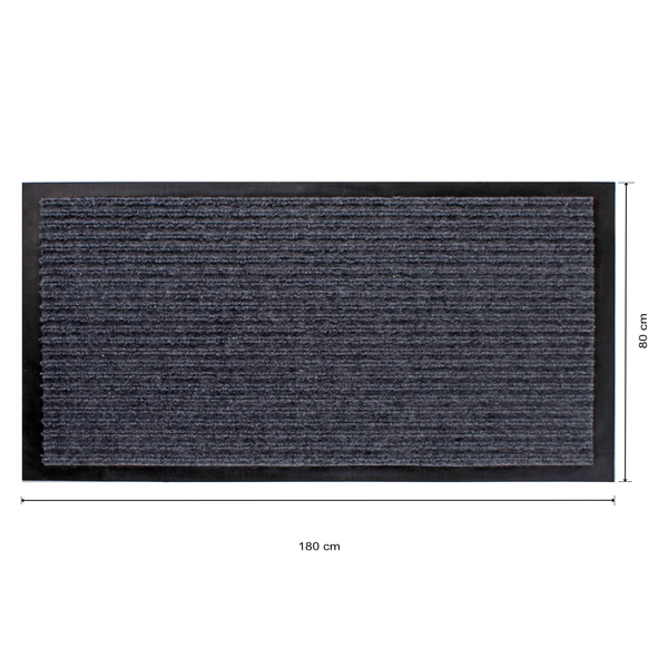 Carpet Dust Control Mat, Grey, 180x80cm