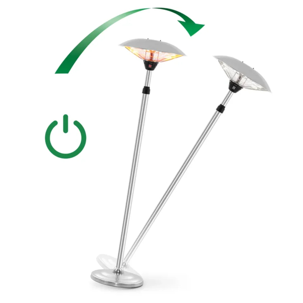 Radiant Heater with upright  IRS2020